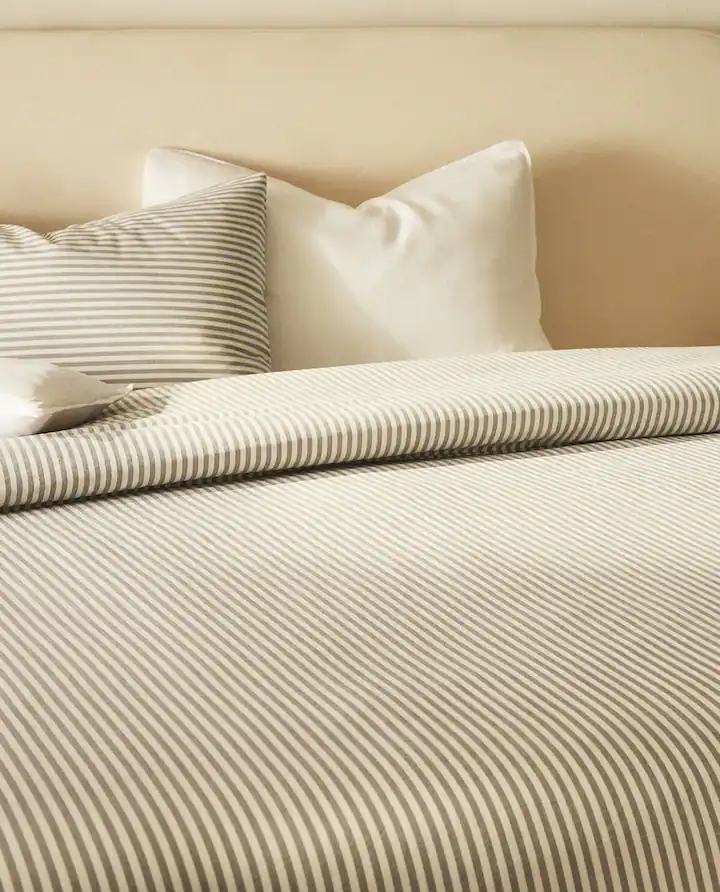 DUVET COVER WITH NARROW STRIPES - Duvet covers - BED LINEN - BEDROOM | Zara Home Canada