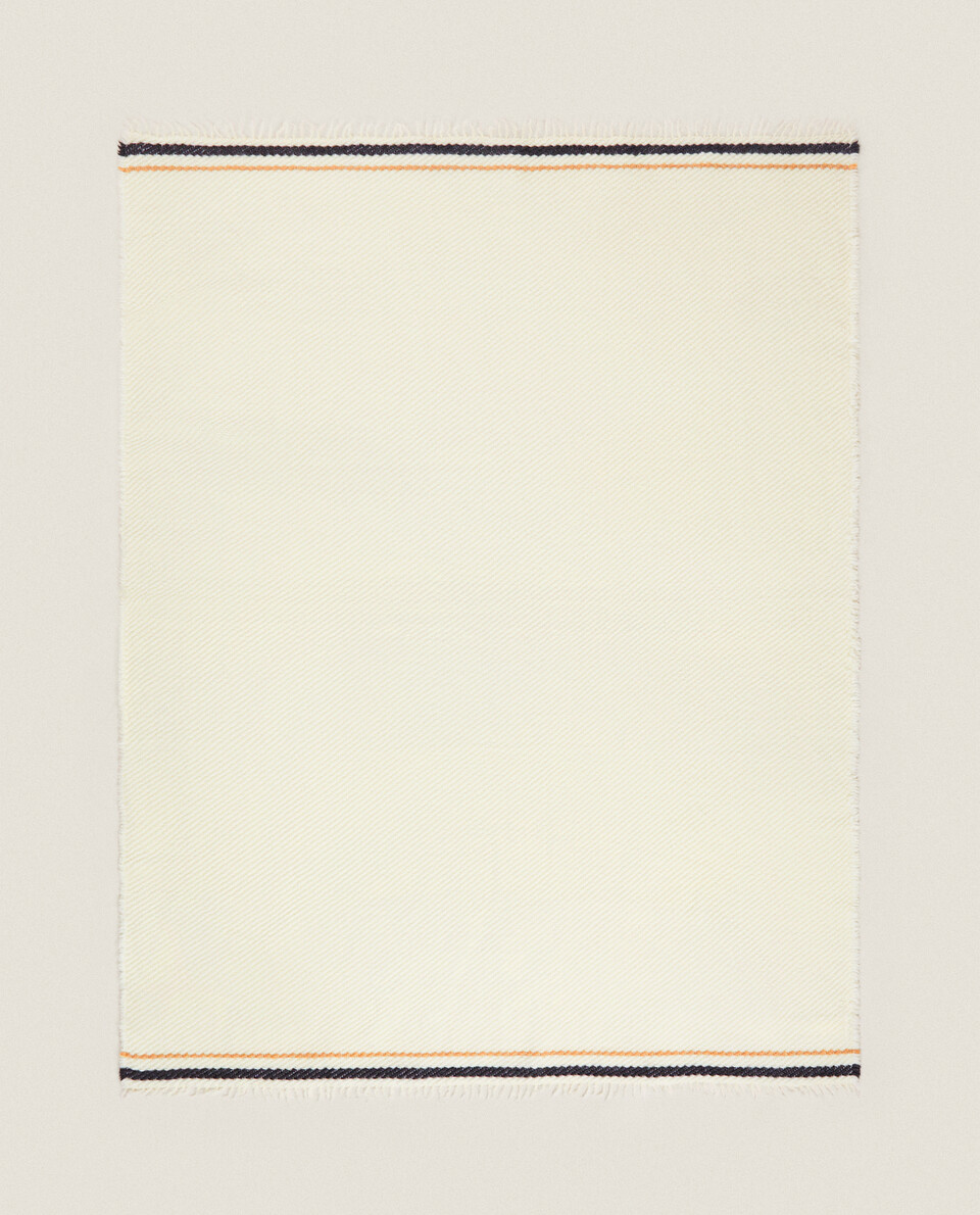 STRIPED WOOL BLANKET Zara Home Worldwide