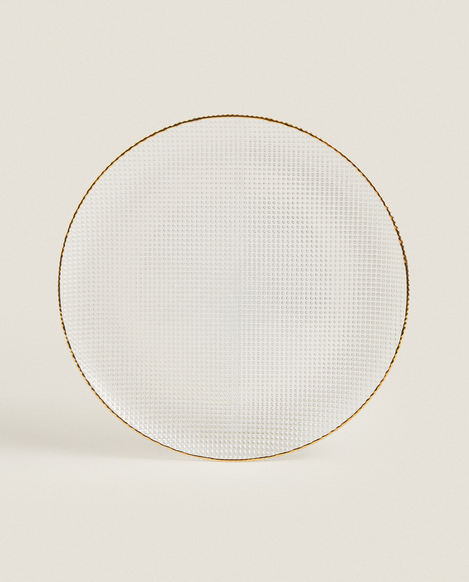 BAJOPLATO VIDRIO RELIEVE Zara Home México