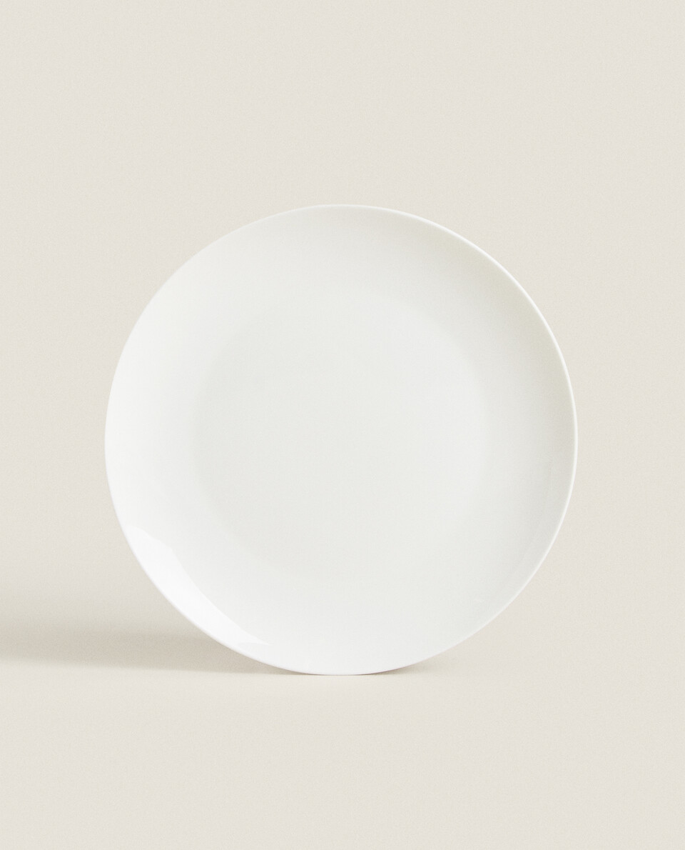 Assiette Plate Sonia & Robert New Bone 26 Cm - Coloris Rouge - Design Artistique Et Moderne