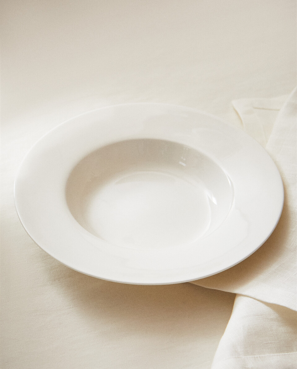 BONE CHINA PASTA PLATE