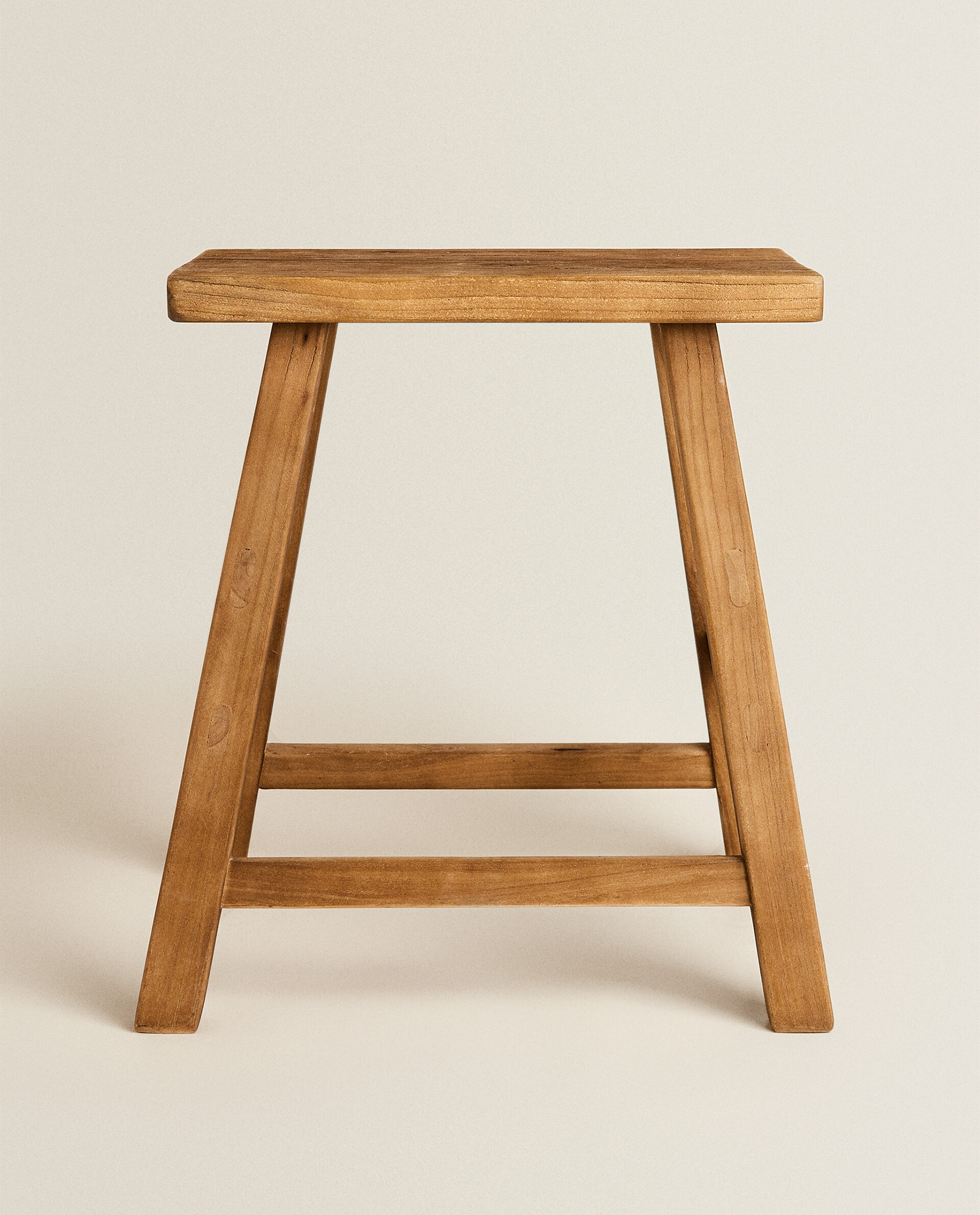 Zara wooden store stool