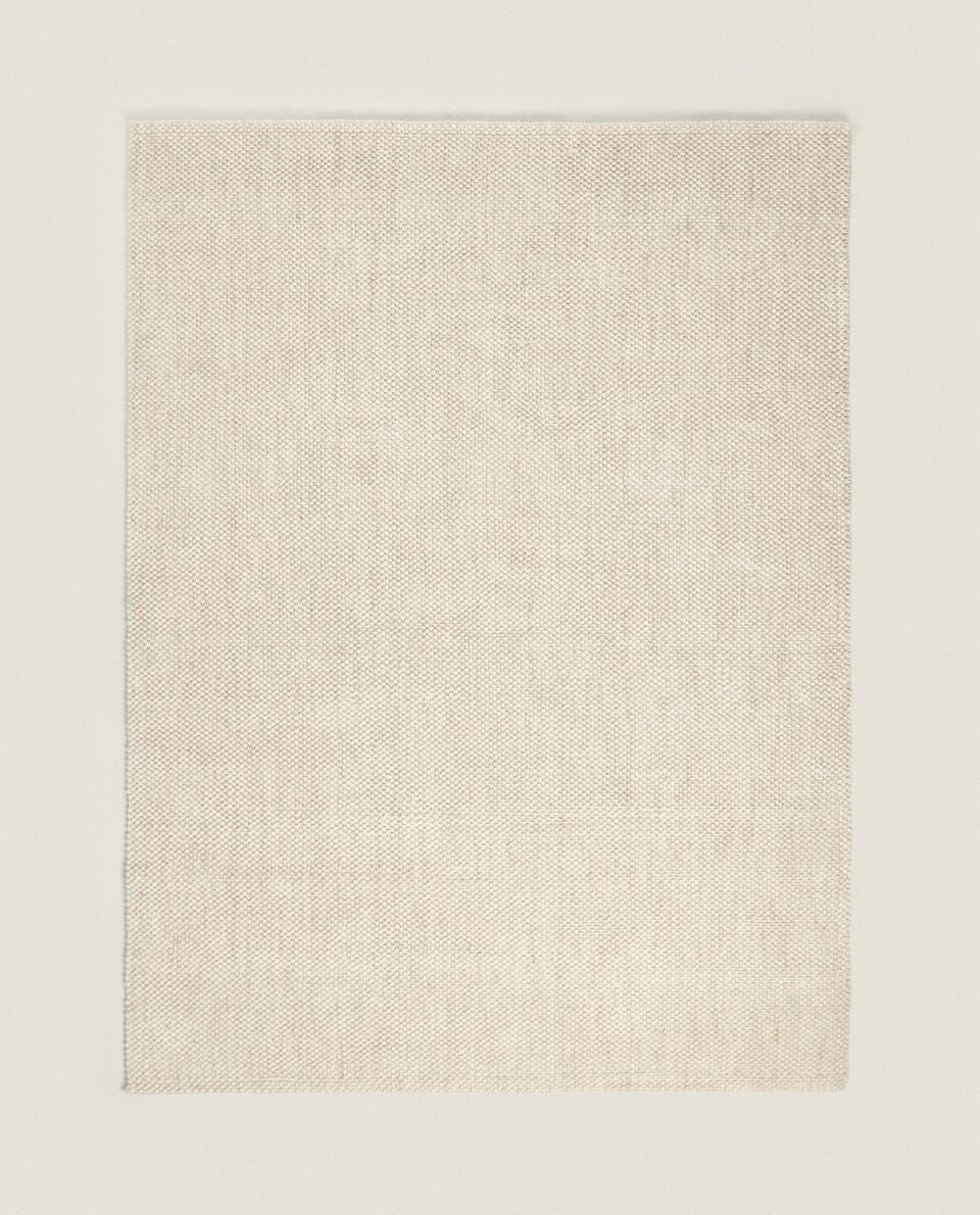 RECTANGULAR BOUCLÉ JUTE RUG Zara Home United Kingdom