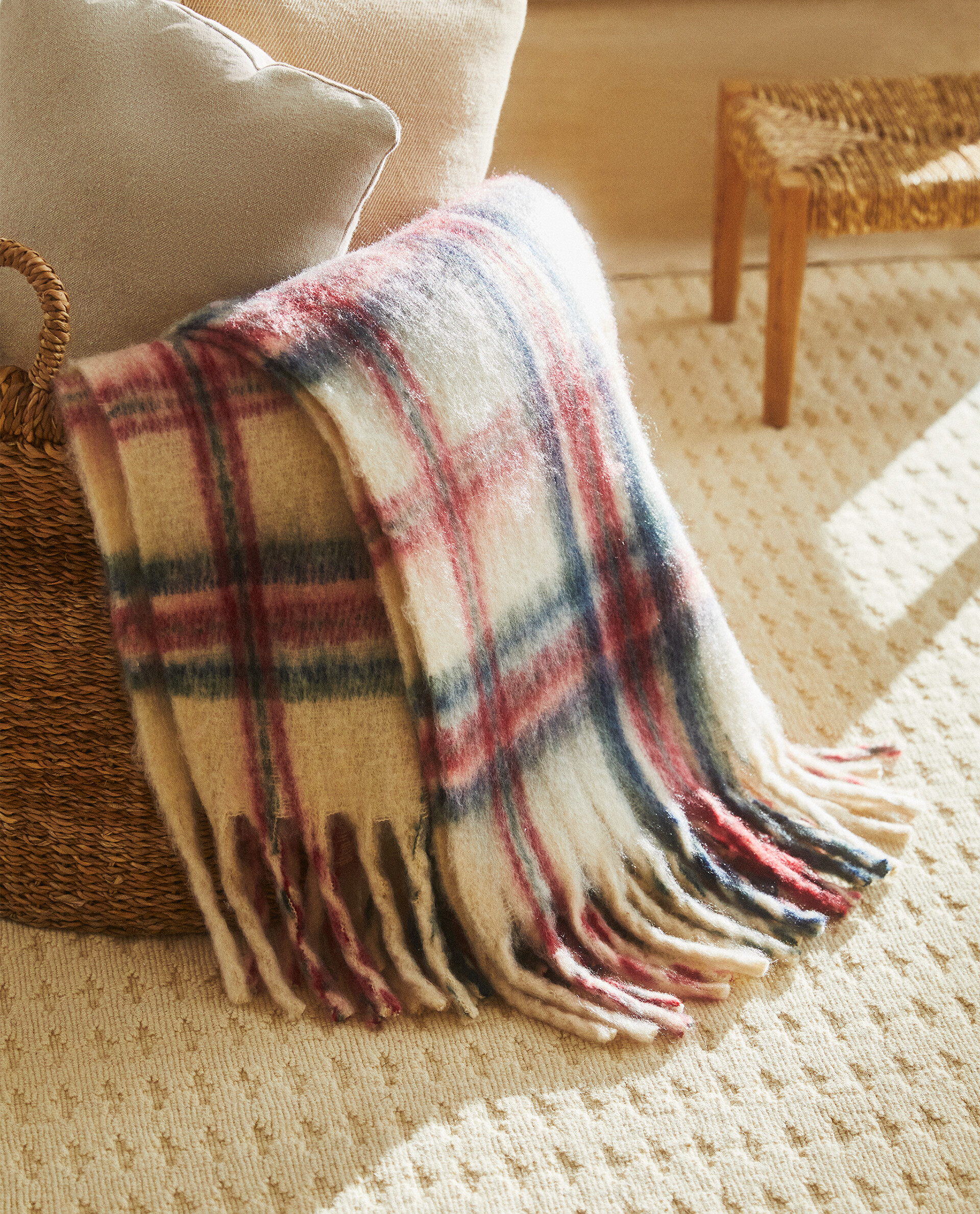 TARTAN PLAID BLANKET Zara Home United States of America
