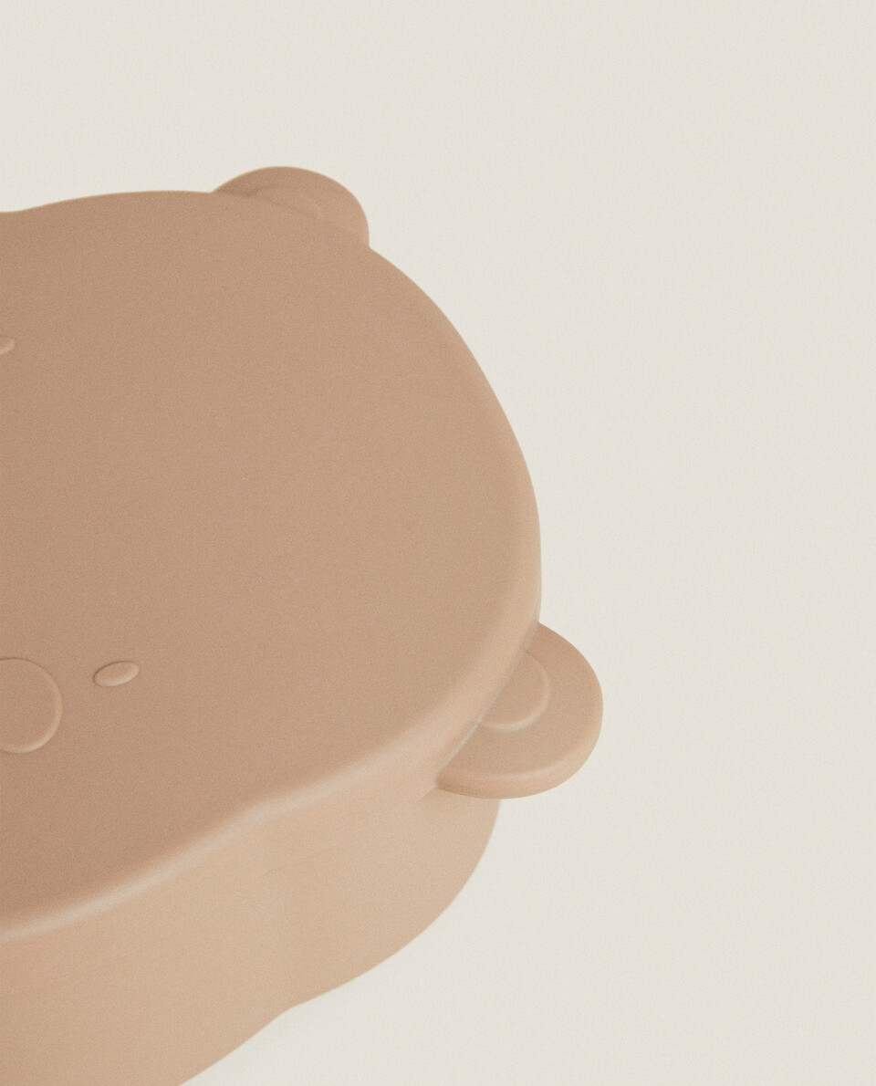 SILICONE BEAR FOOD CONTAINER
