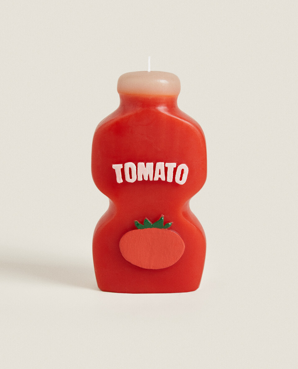 BOUGIE DÉCORATIVE KETCHUP Zara Home France