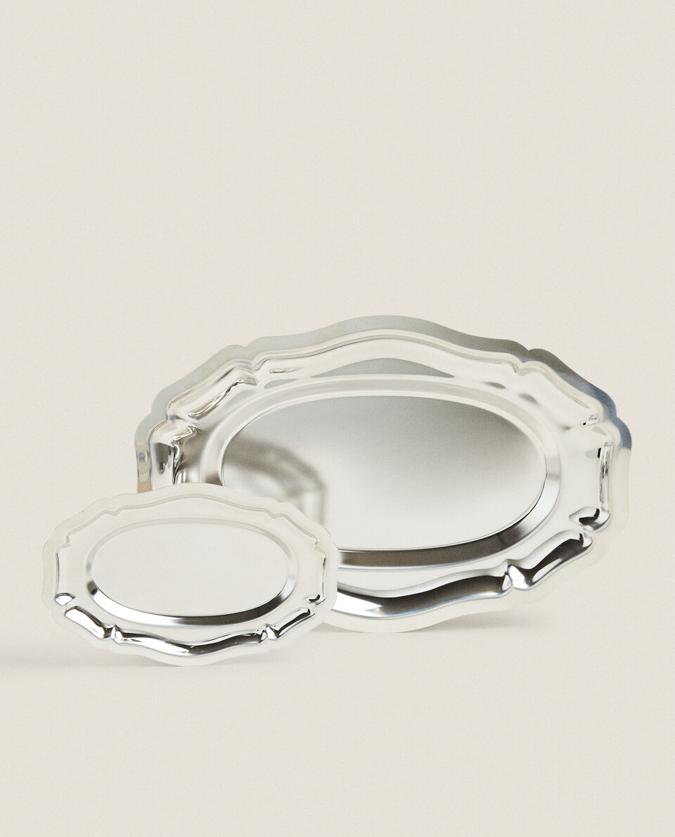 STAINLESS STEEL SERVING DISH