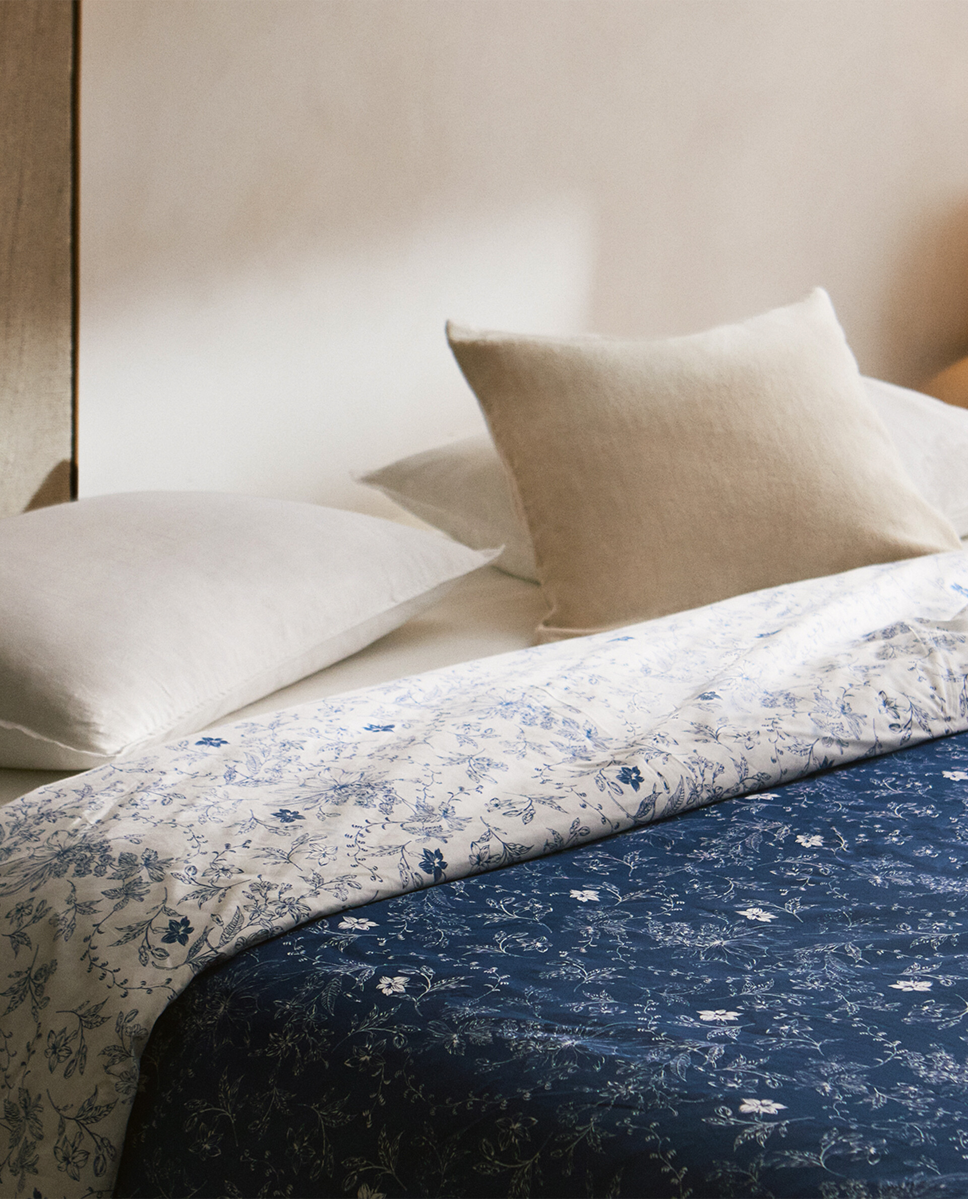 HOUSSE DE COUETTE FLEURS BLEUES | Zara Home France