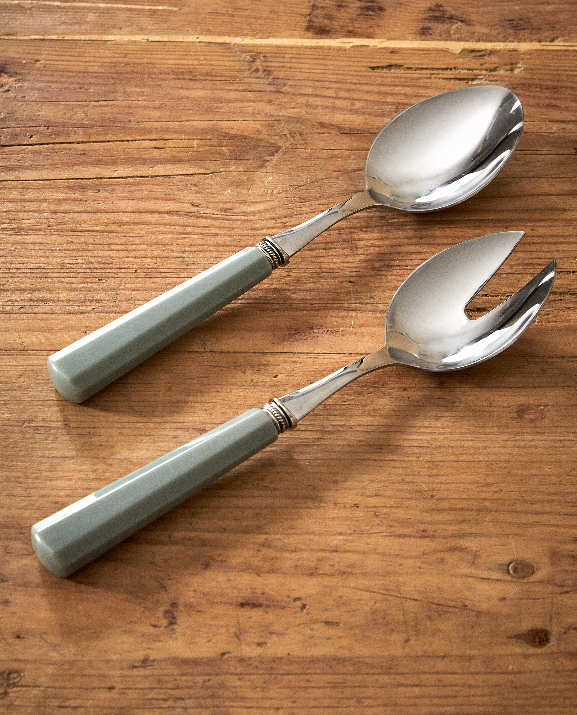 SET OF STAINLESS STEEL SALAD CUTLERY (SET OF 2) Zara Home UAE ABU