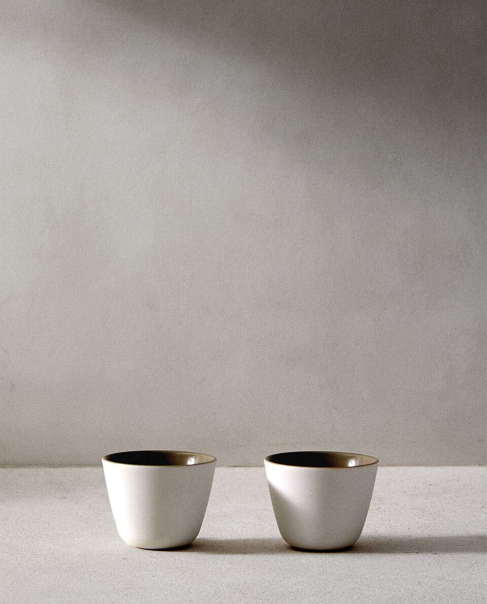 Sur La Table Kitchen White Stoneware Measuring Cups-Pumpkin Design-Set Of 4