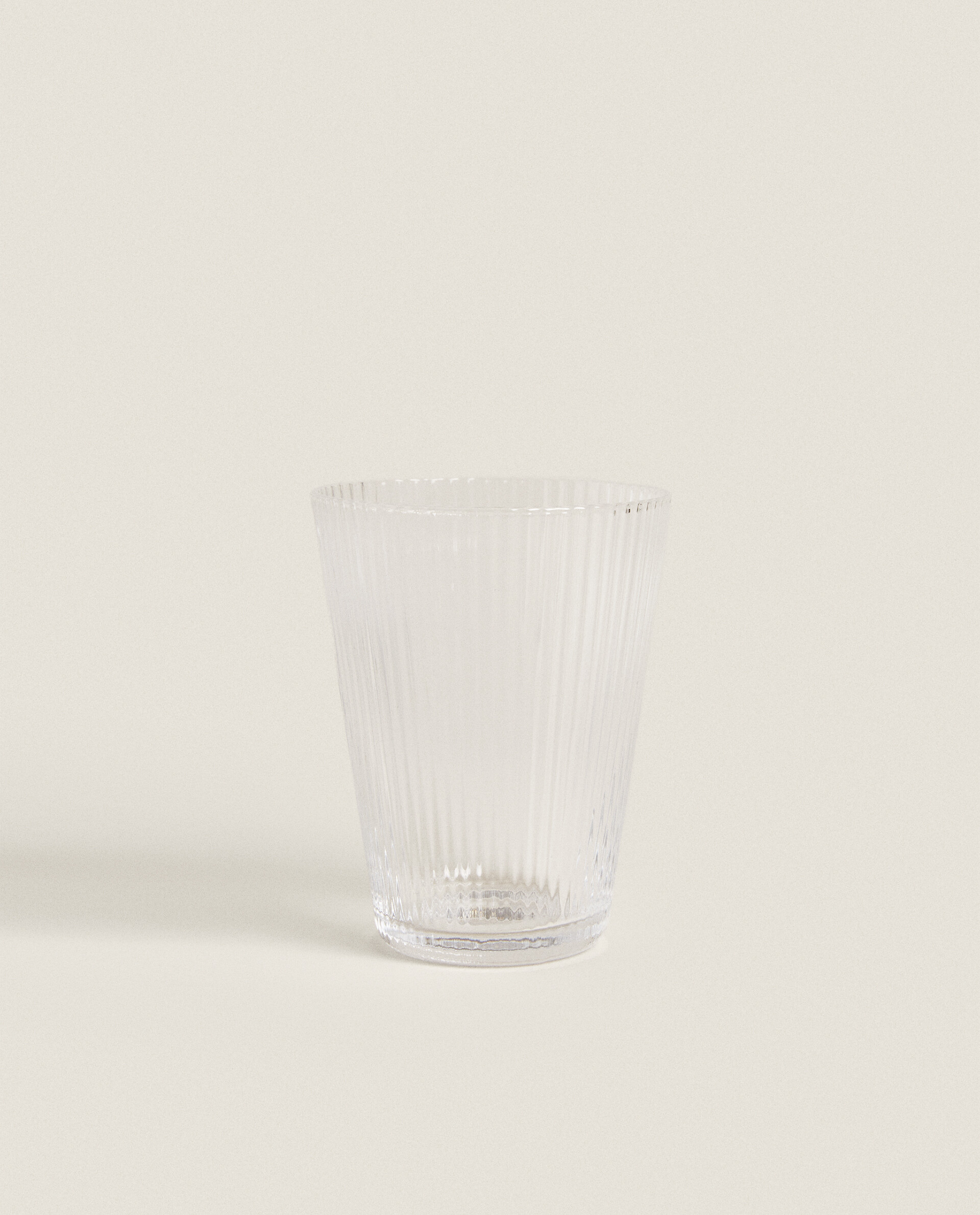 LINED DESIGN GLASS TUMBLER  Zara Home United States of America