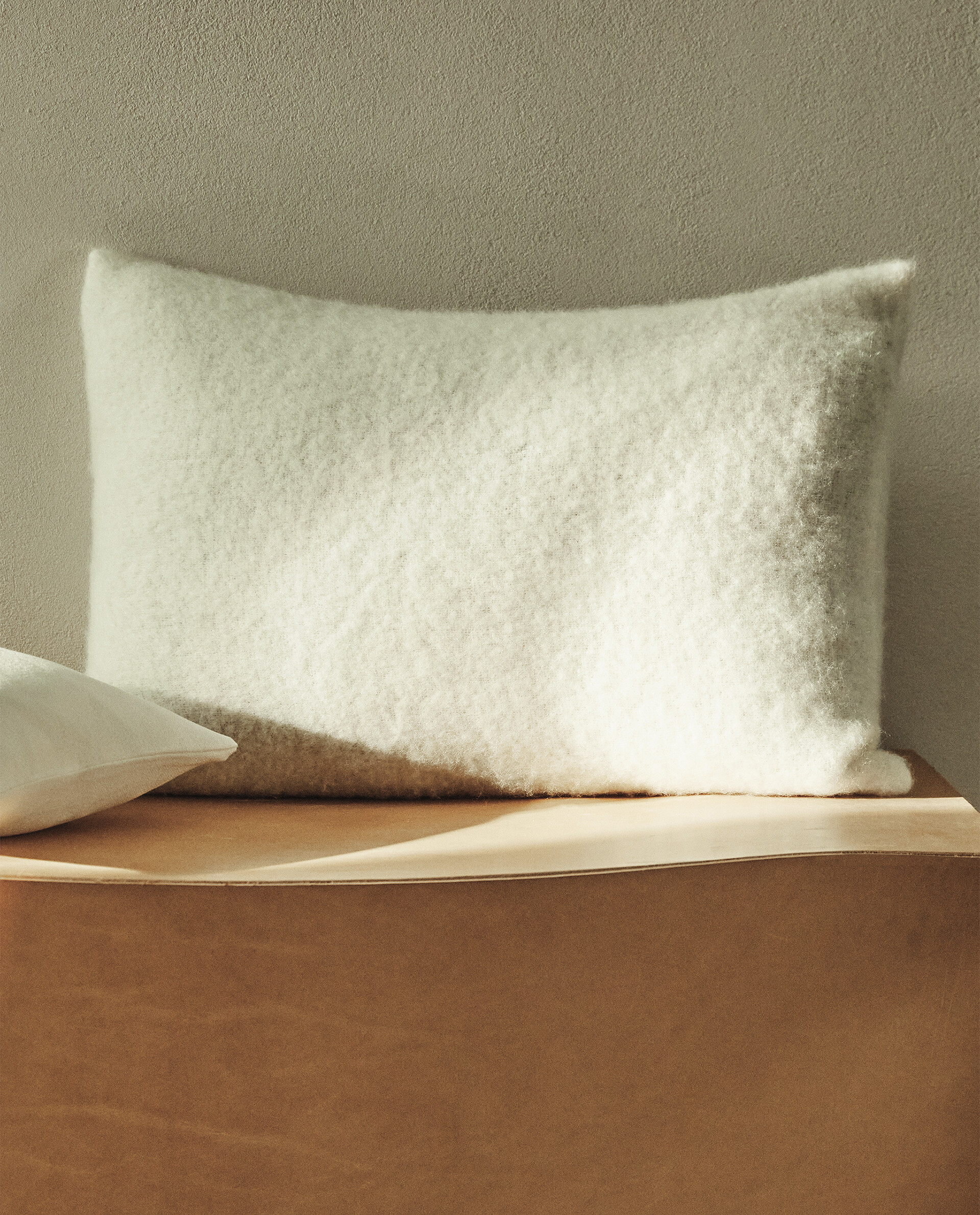 Solid Wool Blend Throw Pillow | Zara Home
