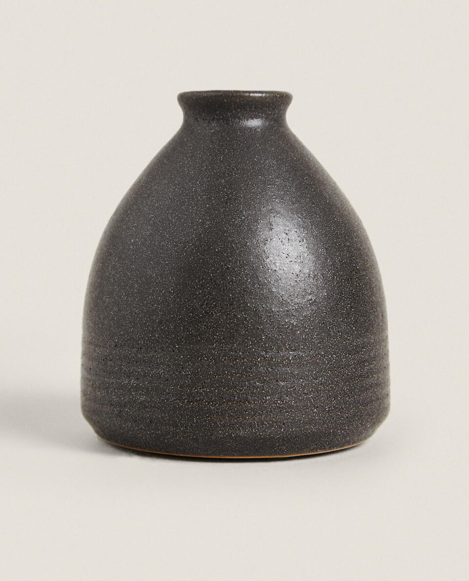 مزهرية خزفية مخططة | Zara Home UAE - ABU DHABI/AL AIN/RAS AL-KHAIMAH