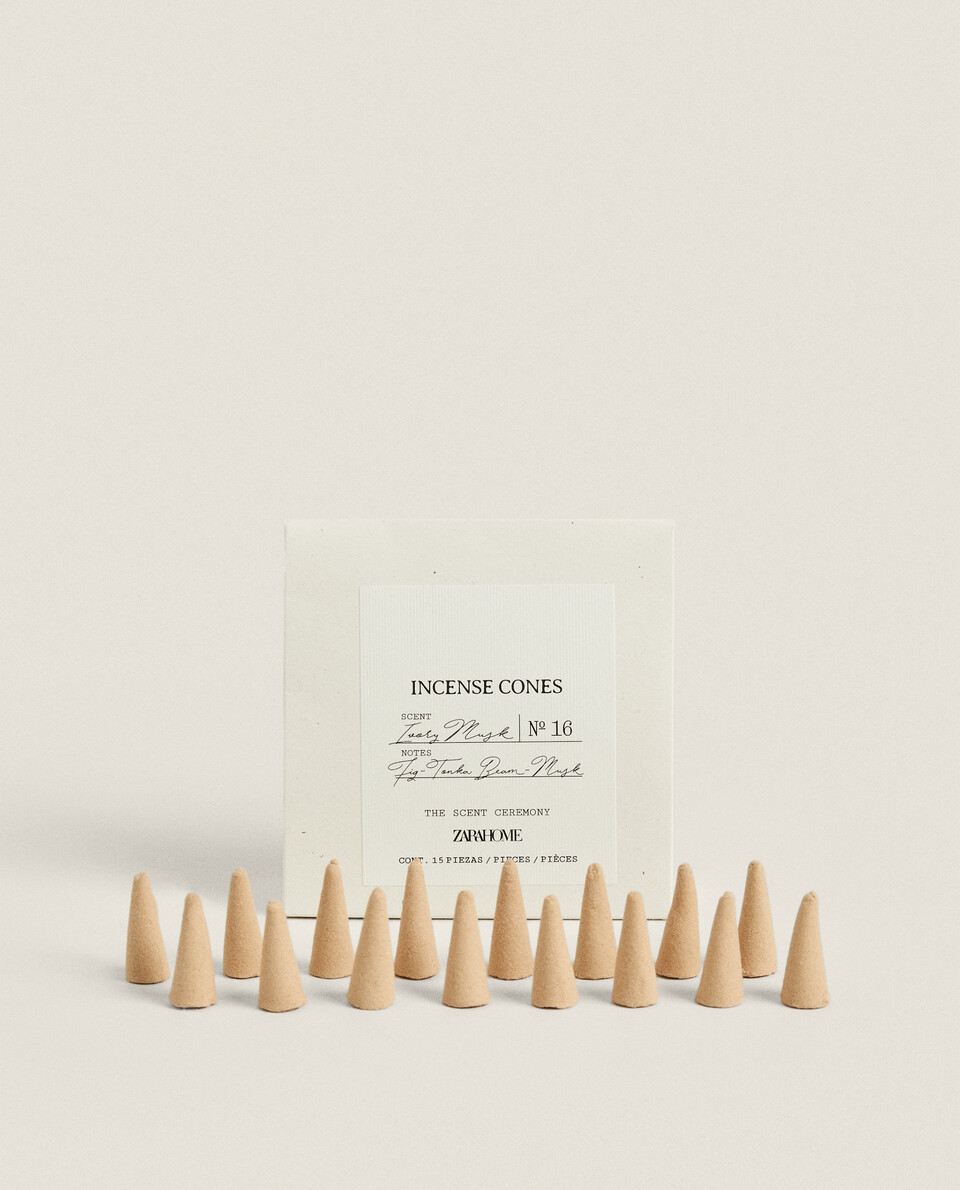 IVORY MUSK SCENTED INCENSE CONES (PACK OF 15)