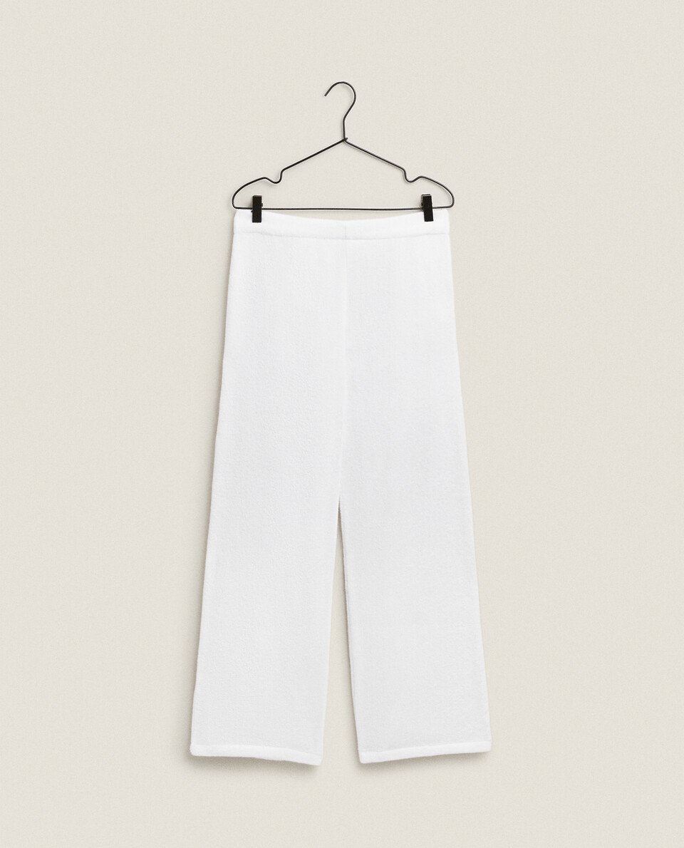 COTTON TERRY TROUSERS