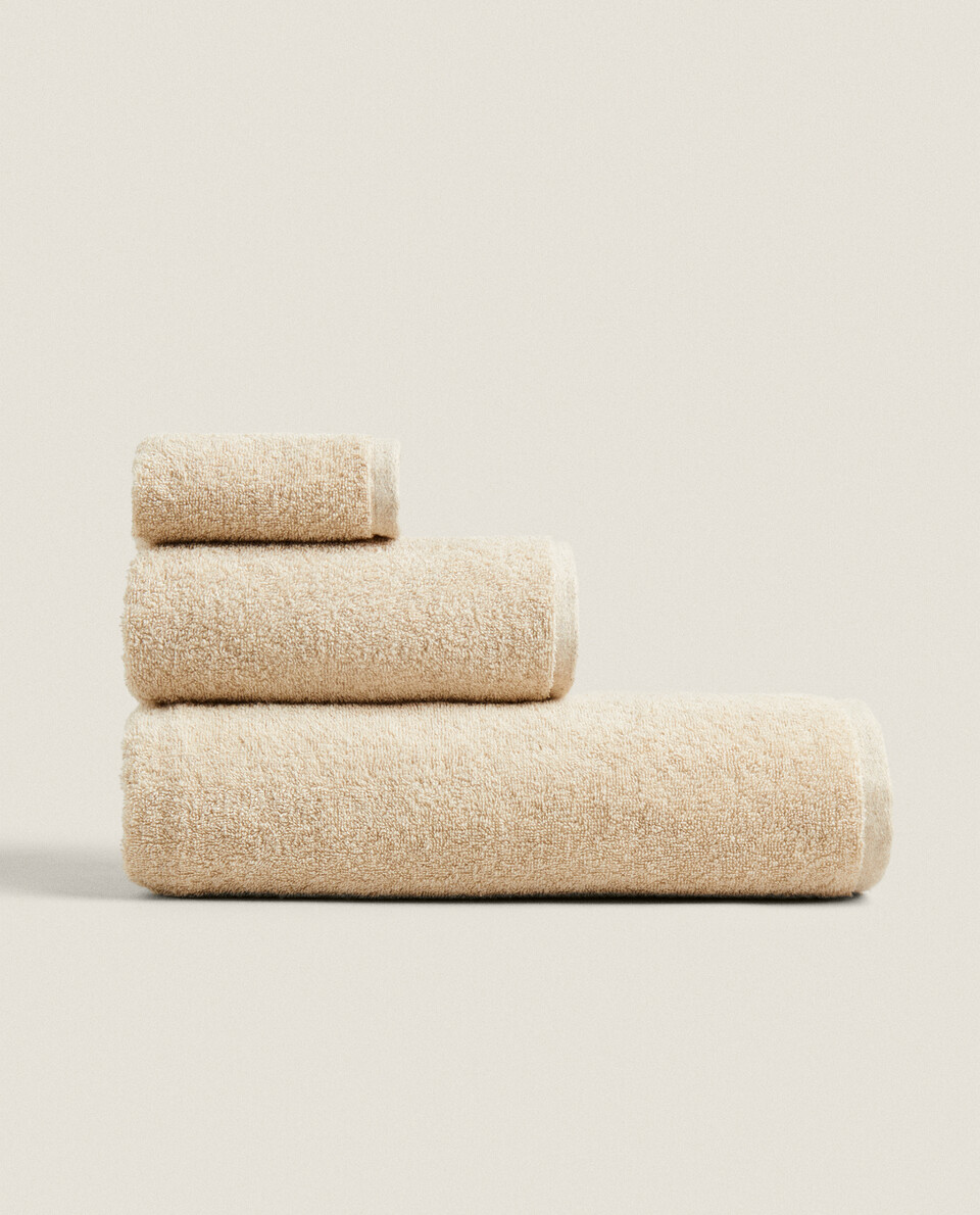 La nueva colección de toallas de baño son todo un éxito en Zara Home