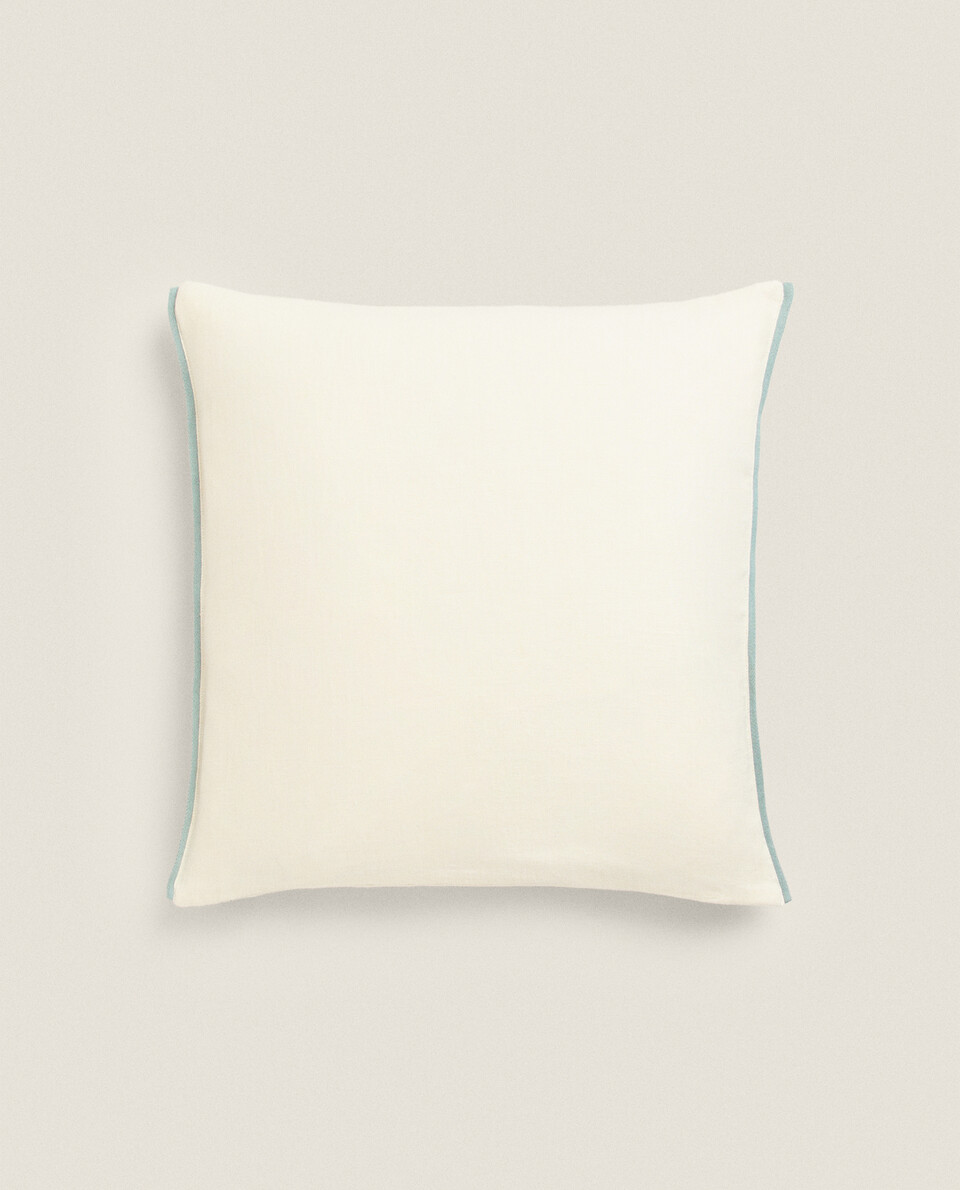 CUSHION COVER WITH PIPING