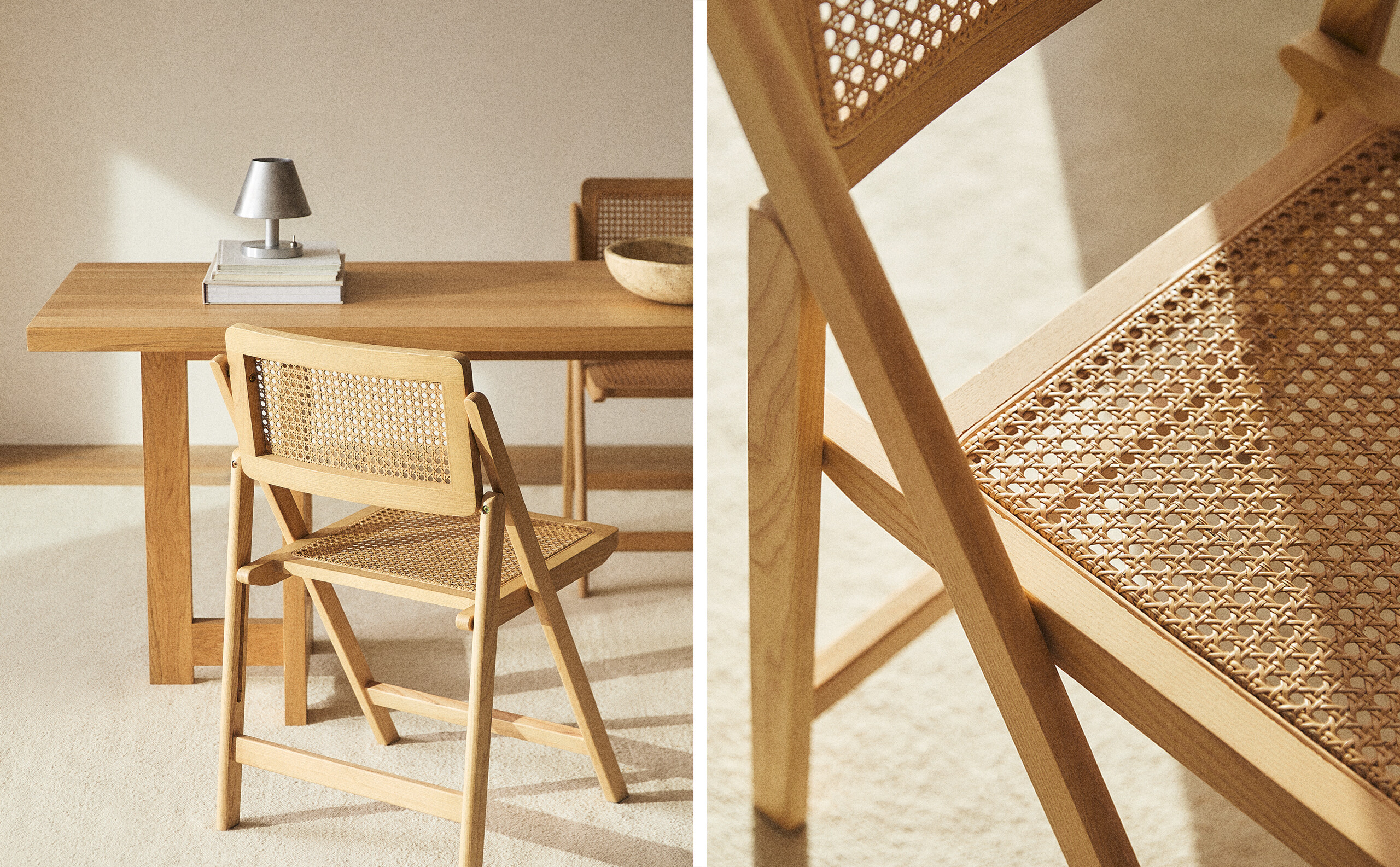 Zara home sales rattan folding chair
