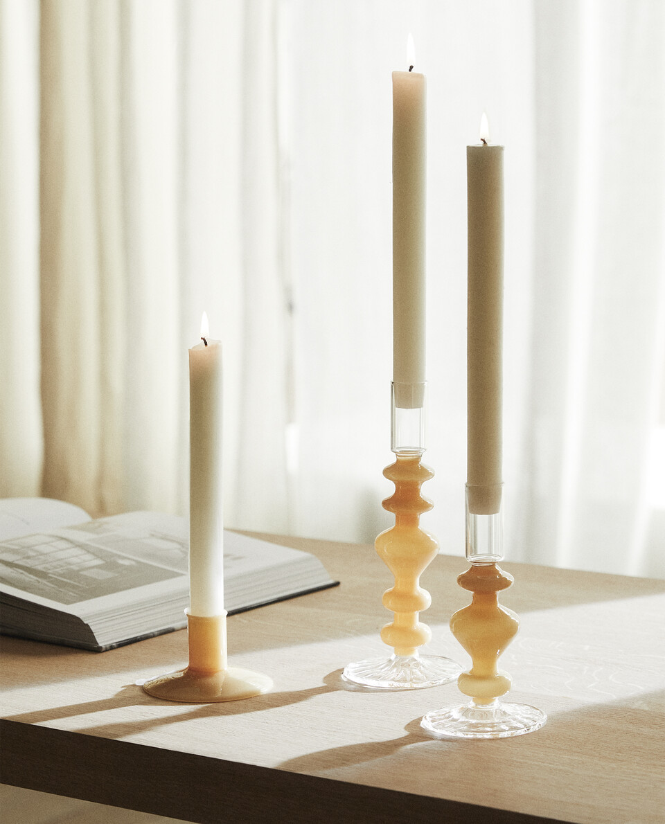 SHAPED GLASS CANDLESTICK Zara Home Hong Kong Sar / 香港特別行政區