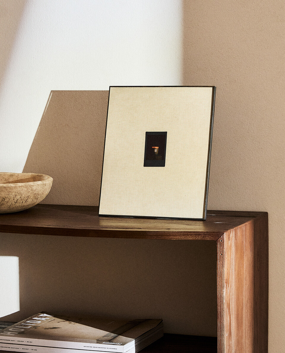 MOLDURA METÁLICA PRETA GRANDE Zara Home Macau Sar / 澳門特別行政區