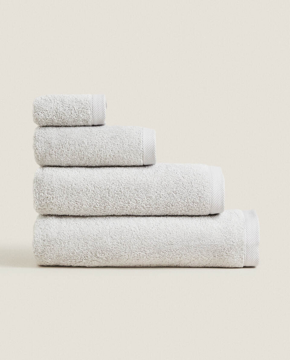 Lot De 2 Serviettes De Bain Coton + Bambou 600 G/m² Alpes Blanc – Ultra Douces, Absorbantes Et Hypoallergéniques