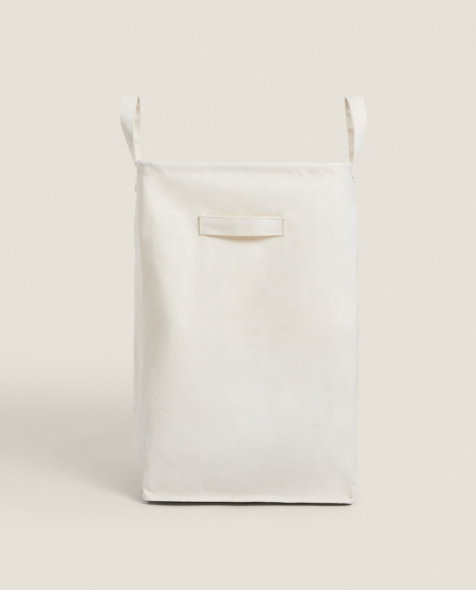 SQUARE LAUNDRY HAMPER Zara Home United States of America