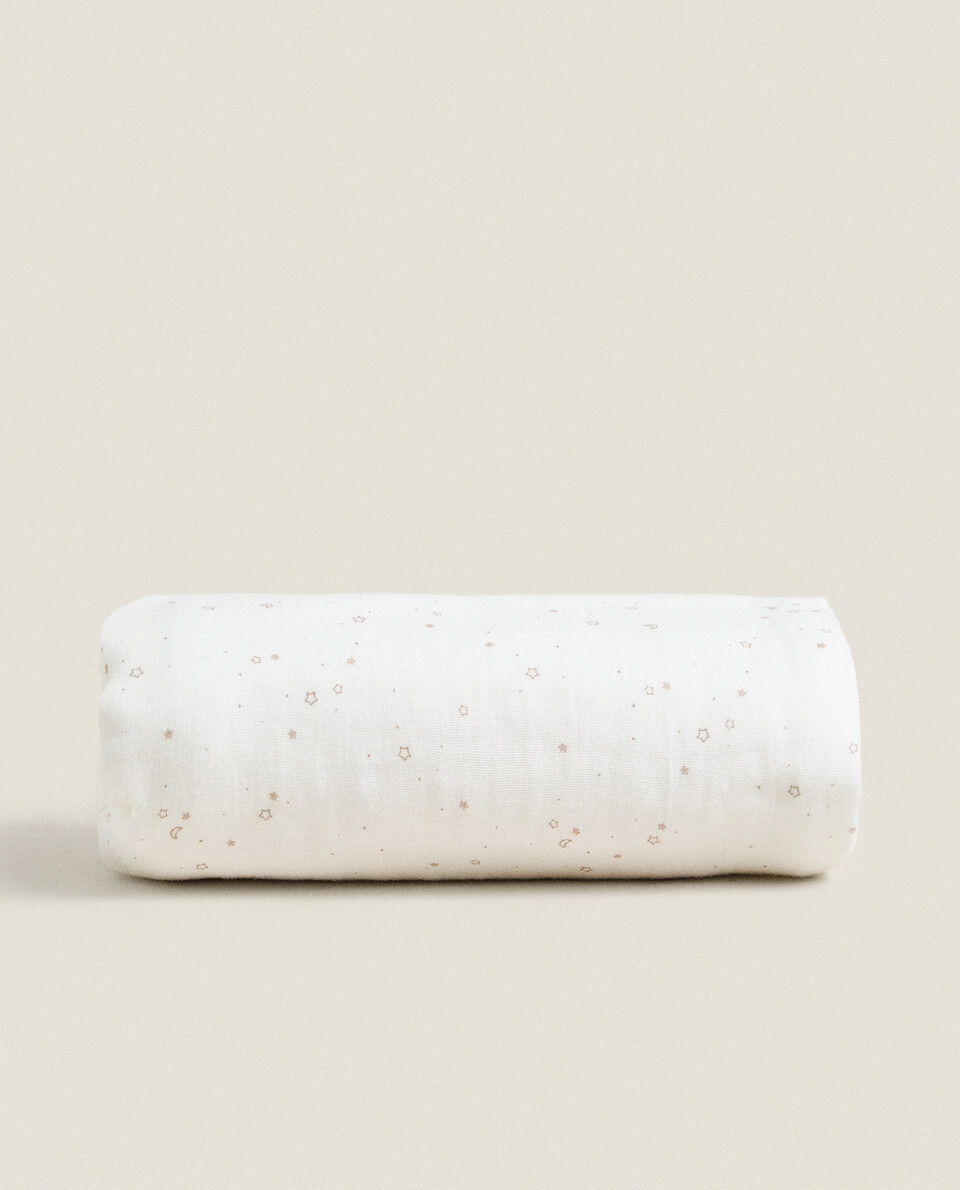 zarahome - SERVIETTE DE BAIN ENFANT GAZE ÉTOILES