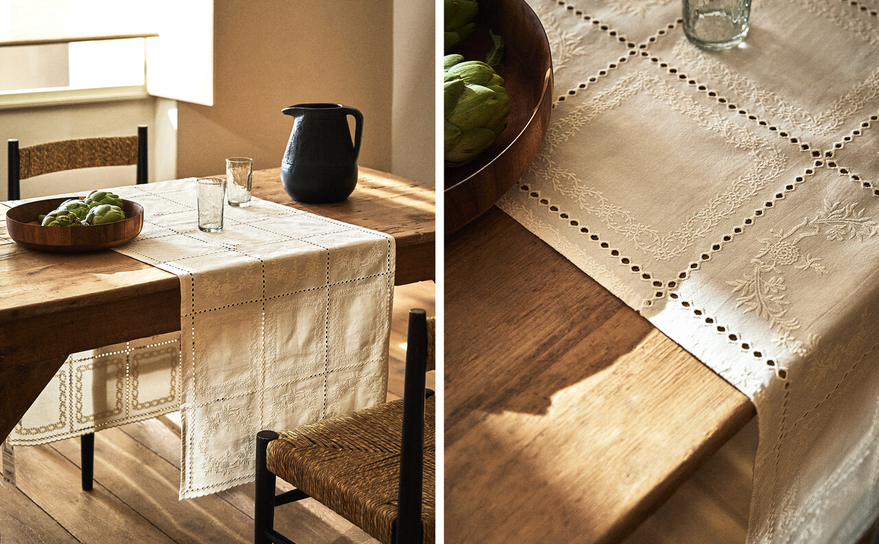 Los 10 caminos de mesa más bonitos de Zara Home a Ikea para decorar tu  comedor