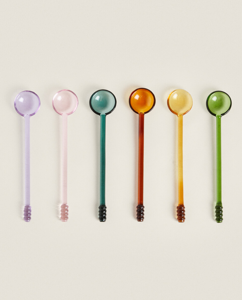 BOROSILICATE GLASS DESSERT SPOON PACK (PACK OF 6) - See all - FLATWARE - DINING | Zara Home United States of America