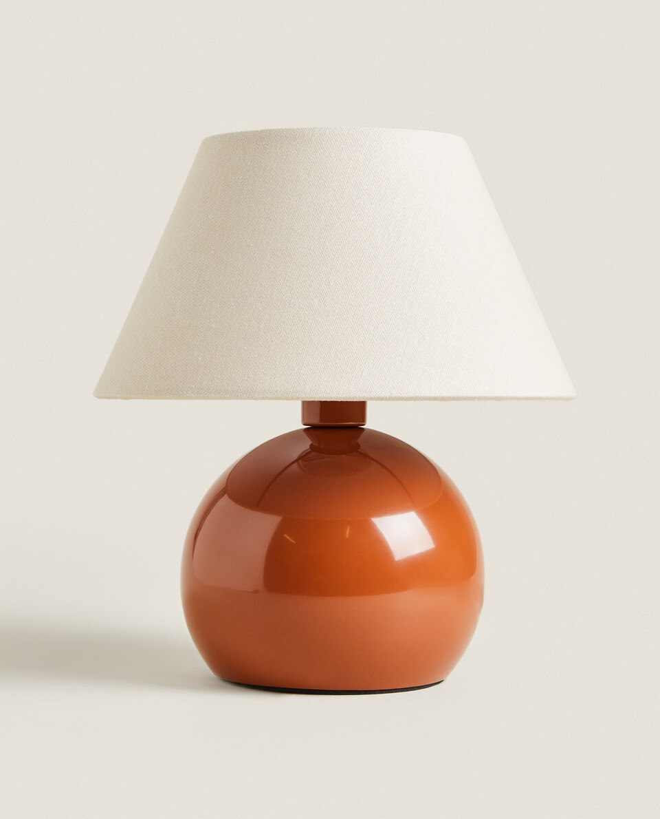 ABAJUR EM TERRACOTA Zara Home Brasil
