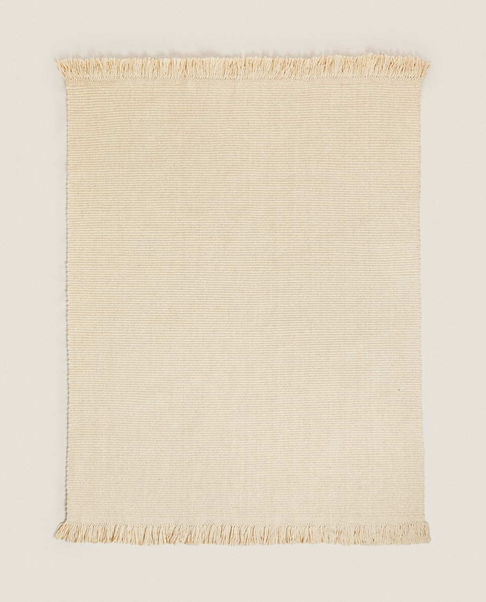 PLAIN WOOL RUG Zara Home UAE DUBAI/SHARJAH/AJMAN/UAQ/FUJAIRAH