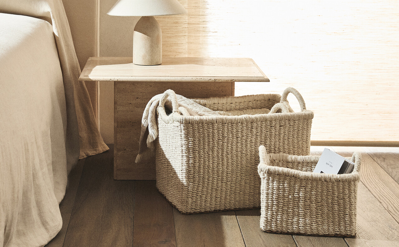 Estas son las cestas con almacenaje de JYSK que parecen de la nueva  colección de Zara Home, son grandes y muy baratas