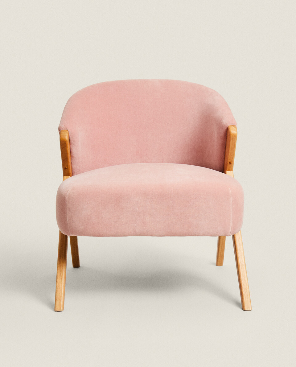 Zara home store velvet chair