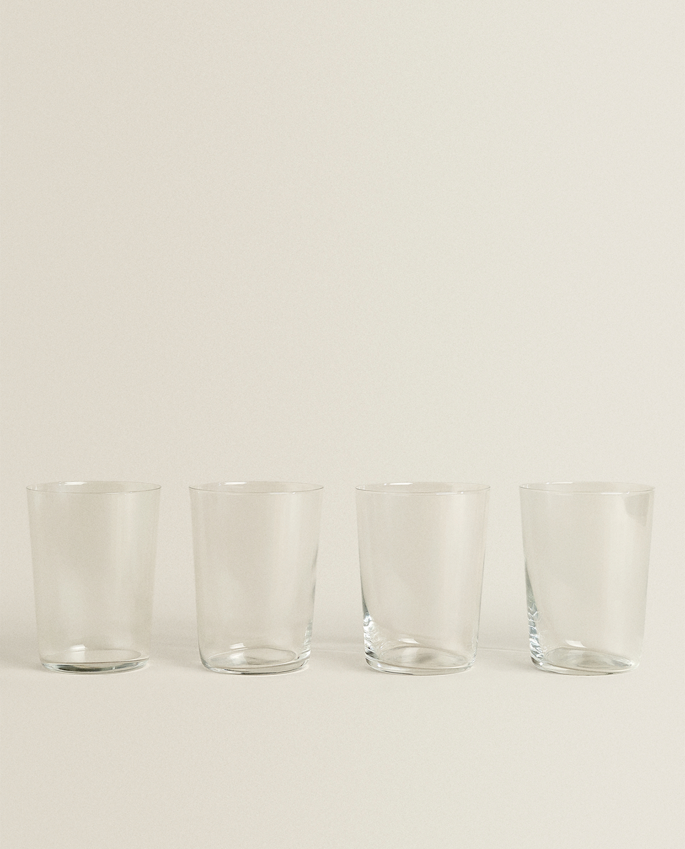 Set Jarra de Vidrio + 4 Vasos By Jorge Gómez - Home Elements