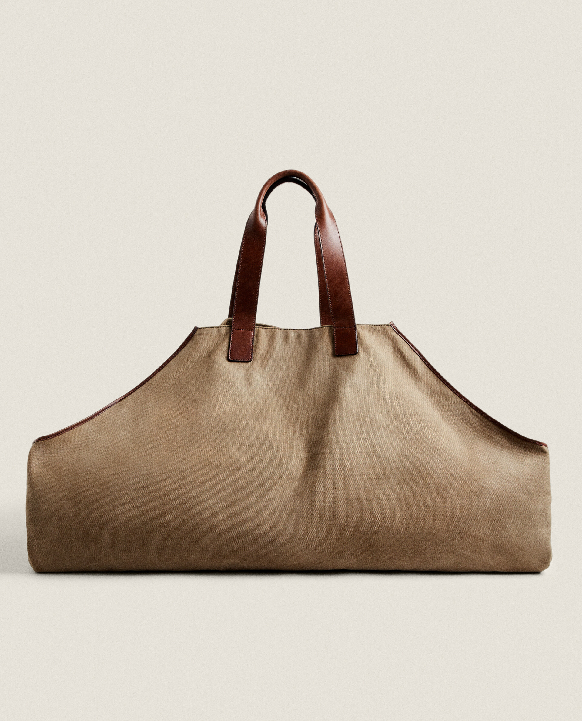 Wooden discount handbag zara