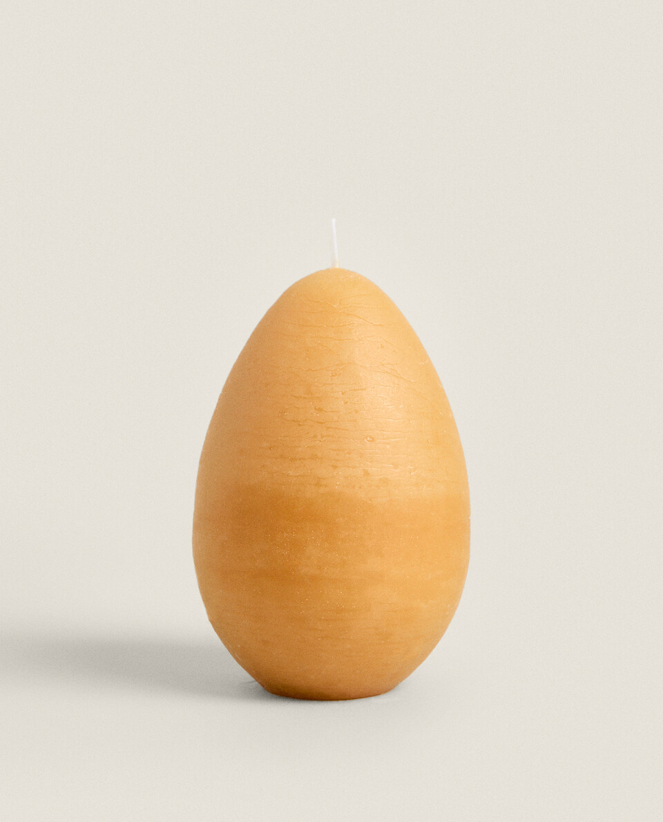  435 g vela cera de abelha ovo zara home portugal