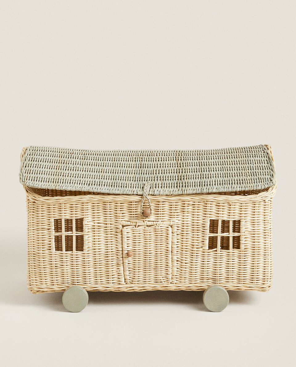 KIDS’ HOUSE BASKET WITH WHEELS