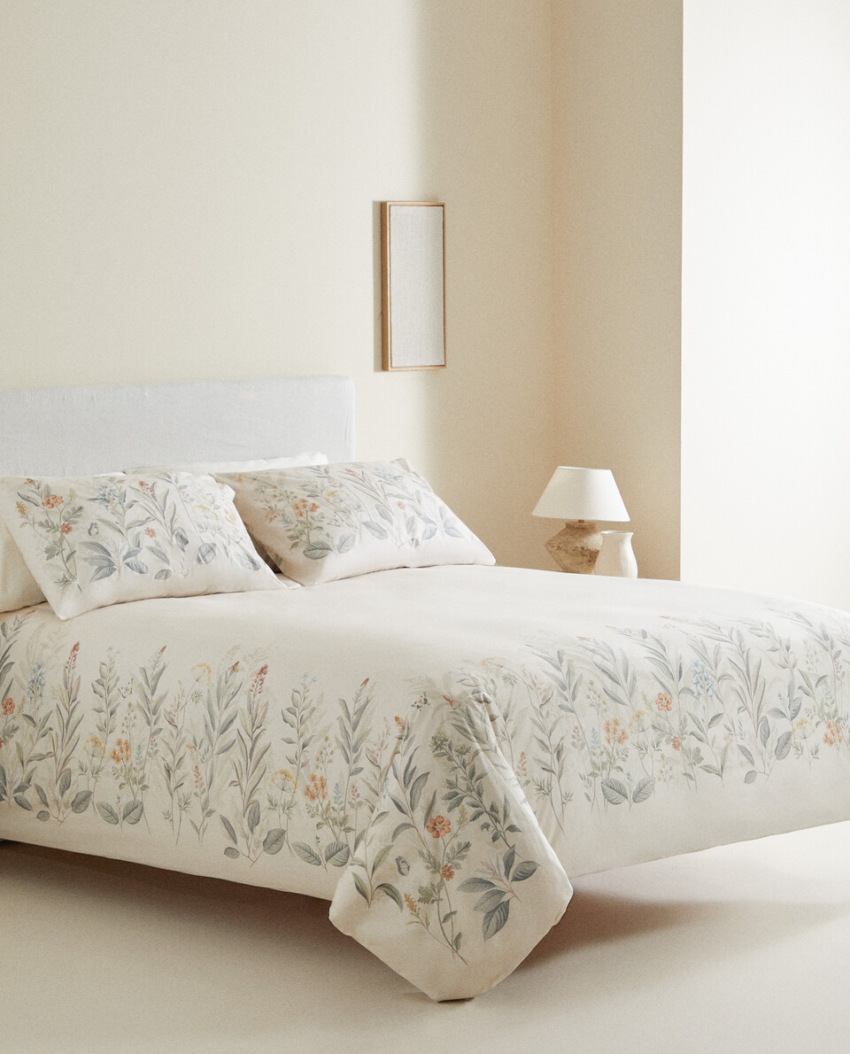 FLORAL PRINT DUVET COVER Zara Home Italy