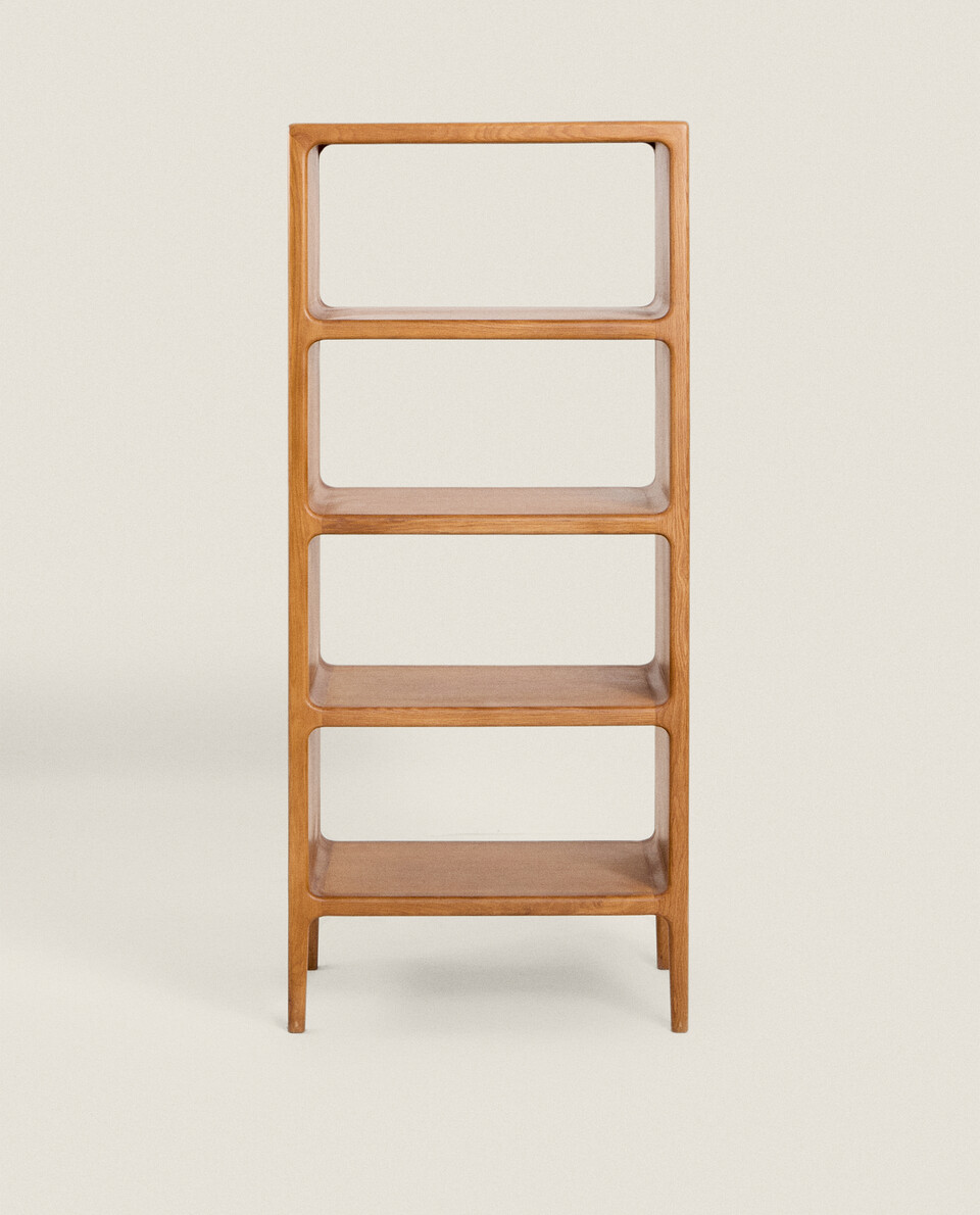 TALL WOODEN SHELVING UNIT Zara Home Spain