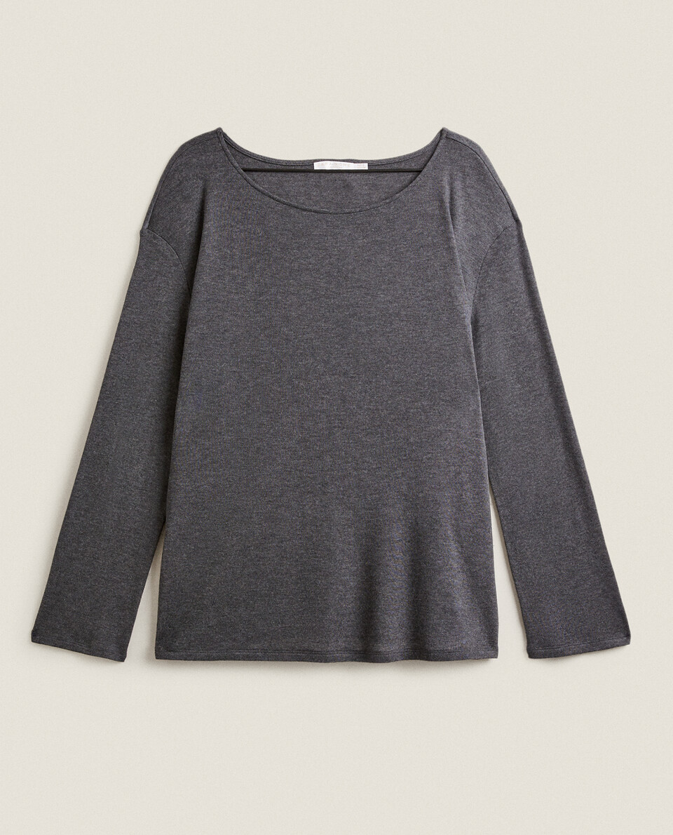 LYOCELL AND CASHMERE T-SHIRT