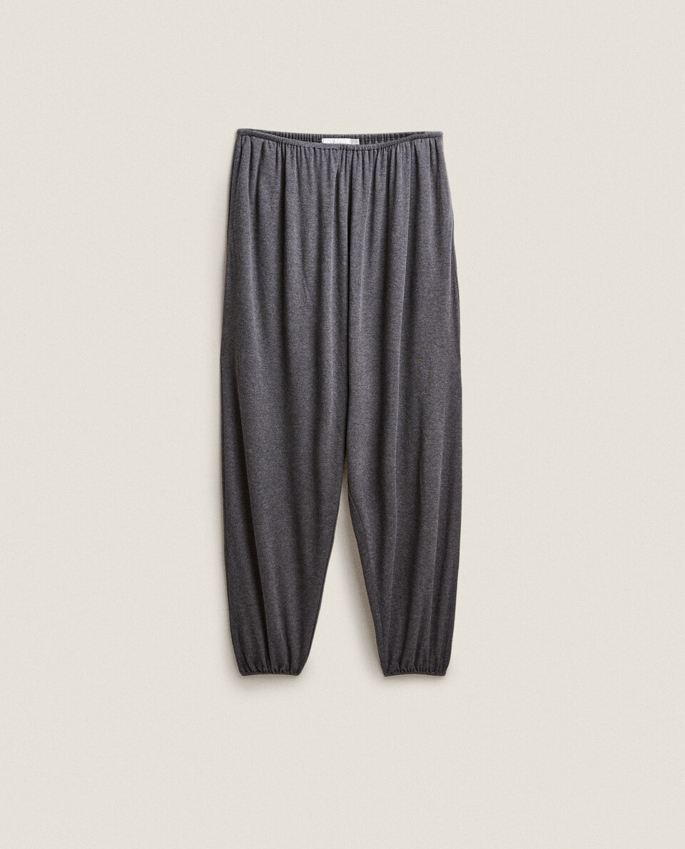 LYOCELL AND CASHMERE TROUSERS
