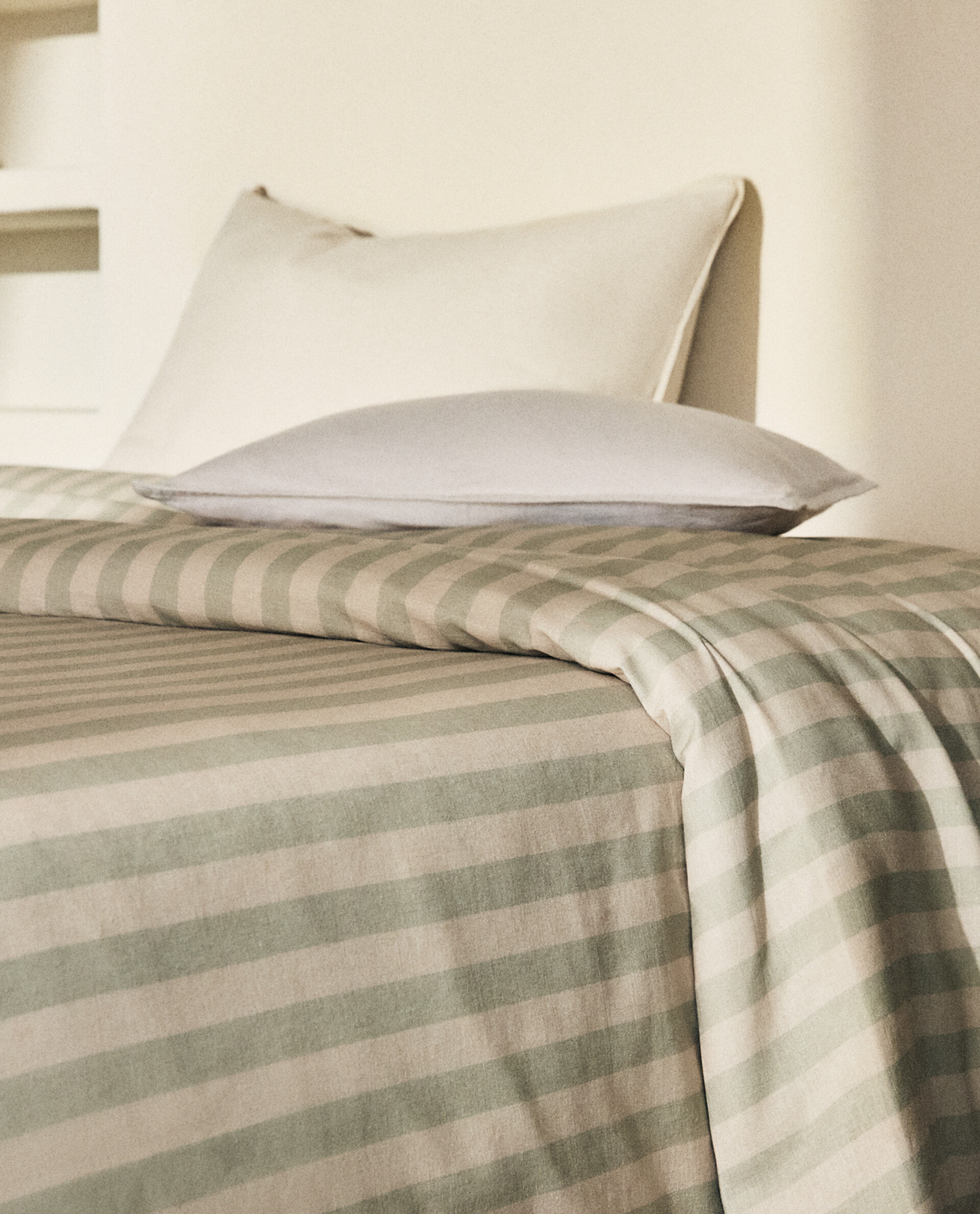 STRIPED COTTON LINEN DUVET COVER Duvet covers BED LINEN BEDROOM