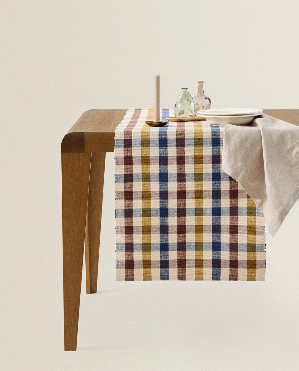 RIBBED COTTON TABLE RUNNER Zara Home United Kingdom