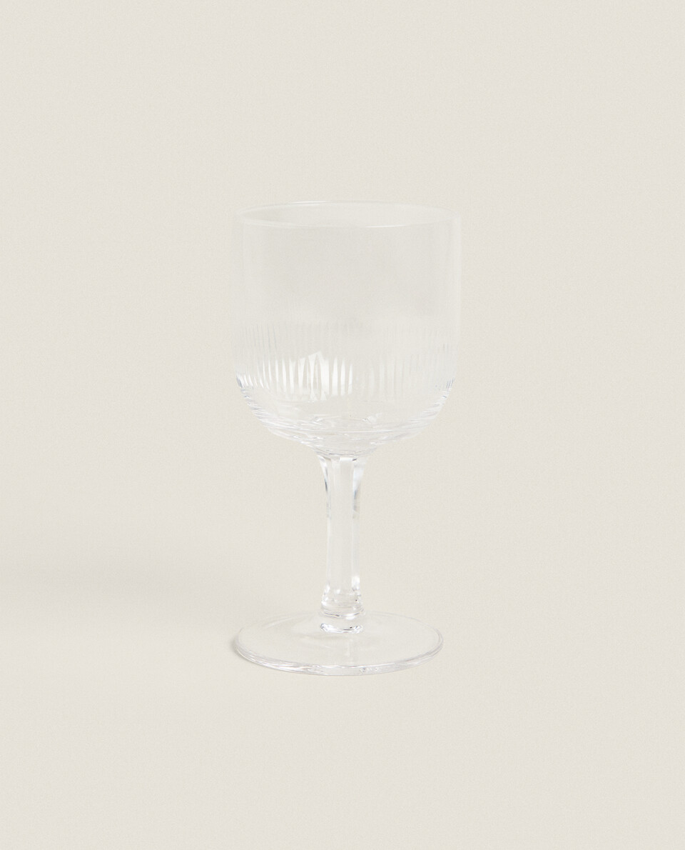 CUT GLASS CRYSTALLINE GLASS