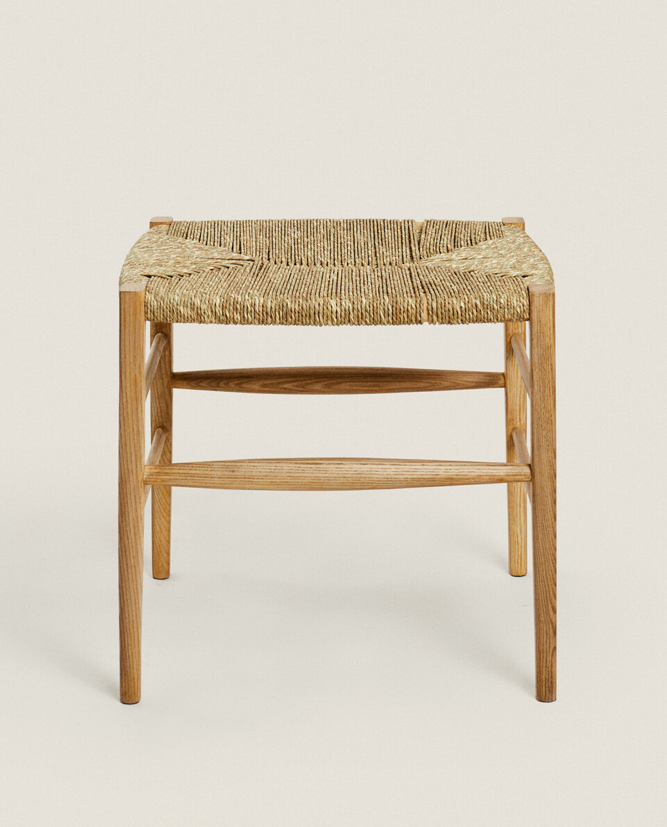 ASH AND SEAGRASS BENCH - BENCHES & STOOLS - FURNITURE | Zara Home United States of America
