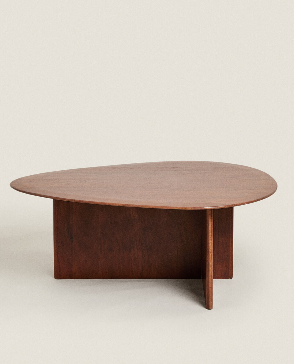 IRREGULAR ACACIA CENTRE COFFEE TABLE Zara Home United Kingdom