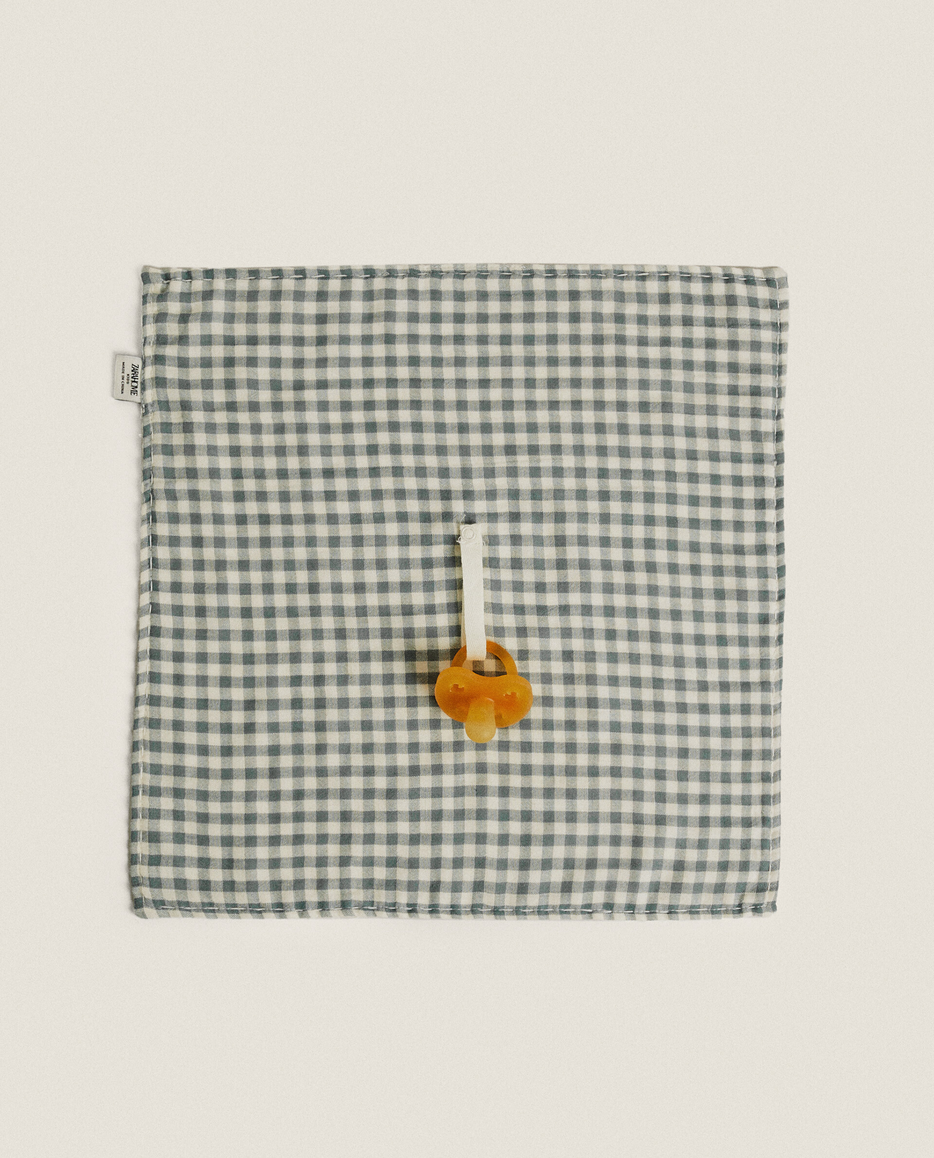 GINGHAM BABY DUMMY BLANKET | Zara Home Germany