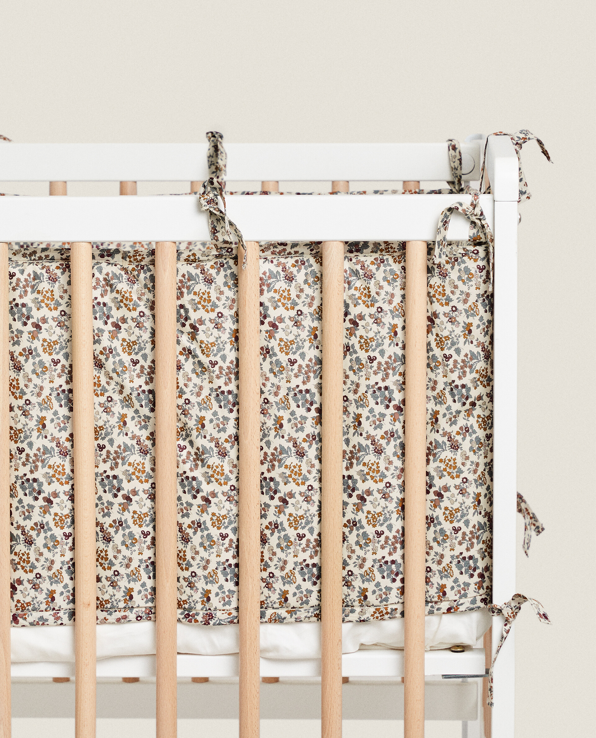 Floral cheap cot bumper