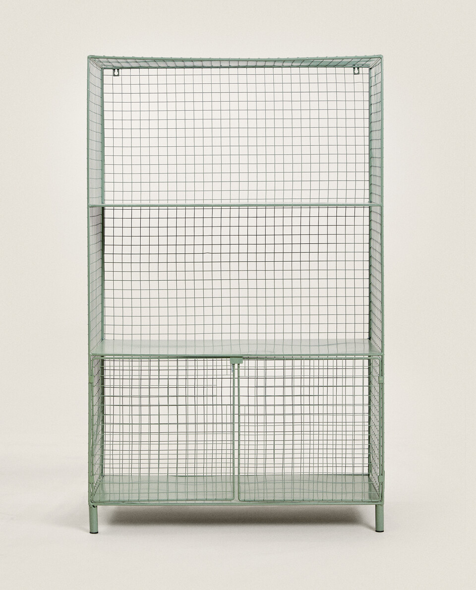 METAL BOOKCASE WITH DOORS Zara Home United States of America