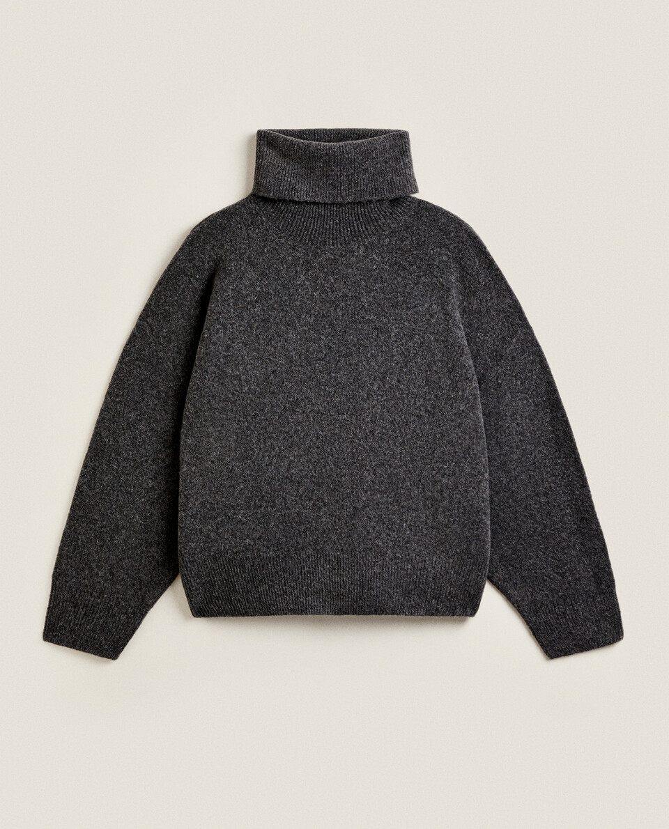 KNIT TURTLENECK SWEATER | Zara Home 日本/Japan